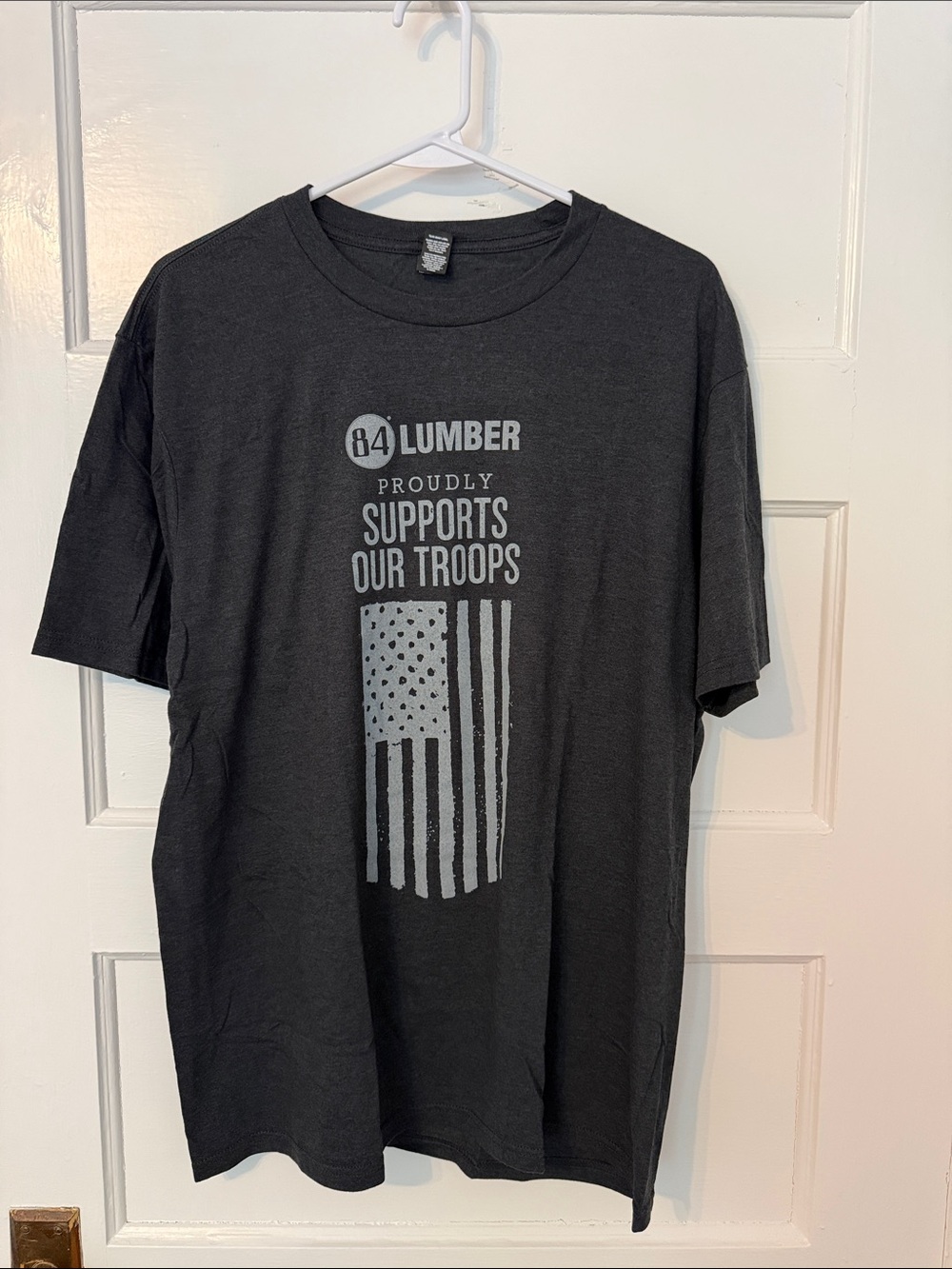 Men’s Black 'Supports Our Troops' Graphic Tee